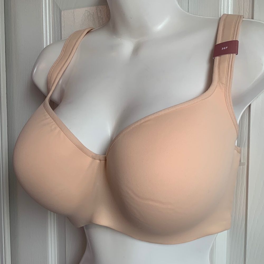 Lane Bryant Cacique Lightly Lined Balconette Bra Light Peach